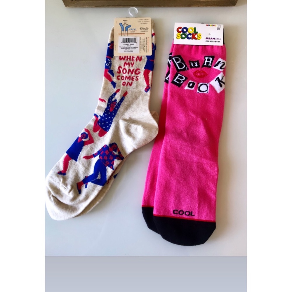 (2)SOCKS- SILLY&SPECIAL 🧦✨BOTH FOR $30